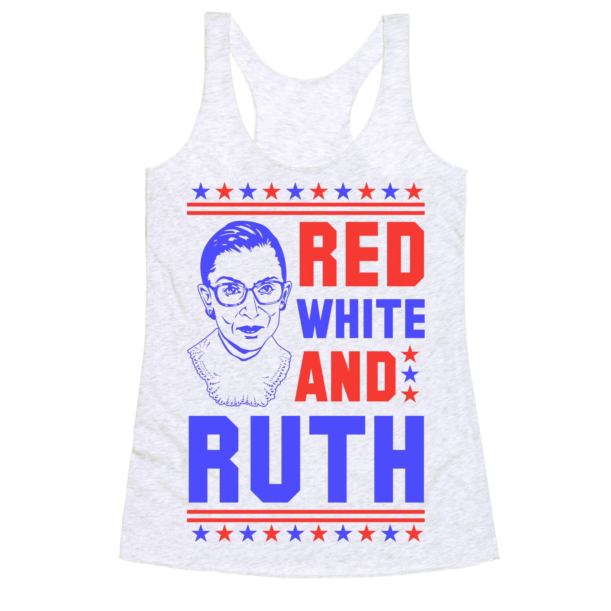 Red White and Ruth Racerback Tank